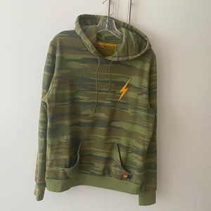 Aviator Nation Camo Bolt Pullover Hoodie